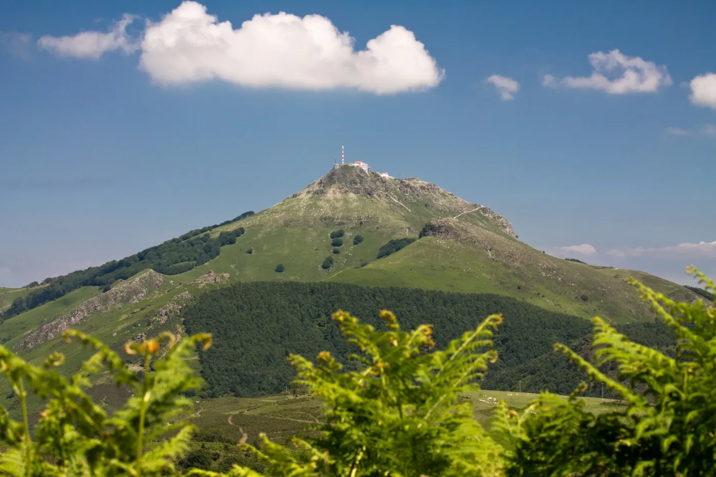 La Rhune, montagne du Pays basque, près de Dancharia